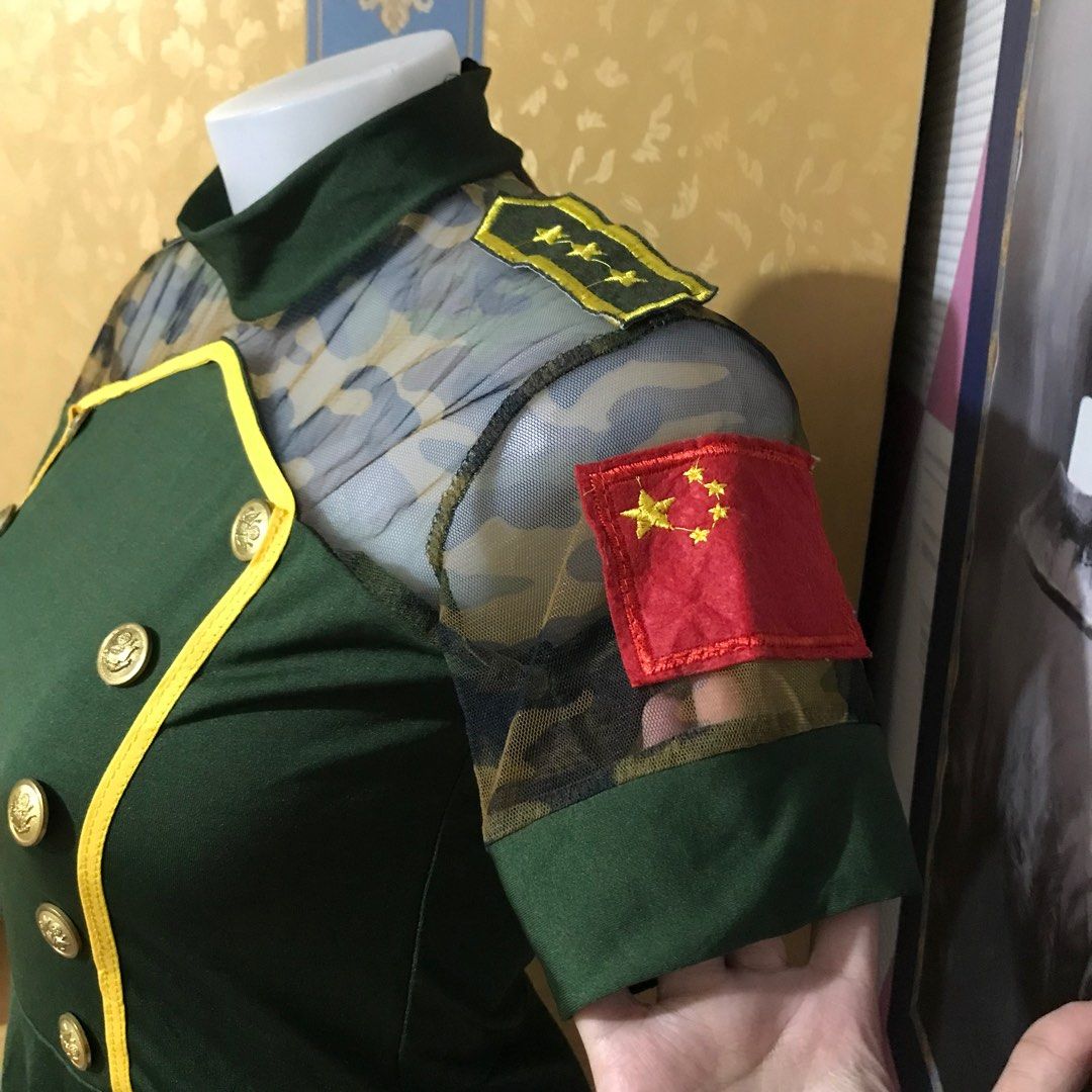 Sexy Uniform Playsuit Dress (Category: Dresses) located in Pasig City. Submitted by realityhits (Listing ID 1246562330, Image 3). Description: Condition: 9/10 Flaw: None Note: Not yet washed ang mga items… kayo na maglaba mga sissy. .