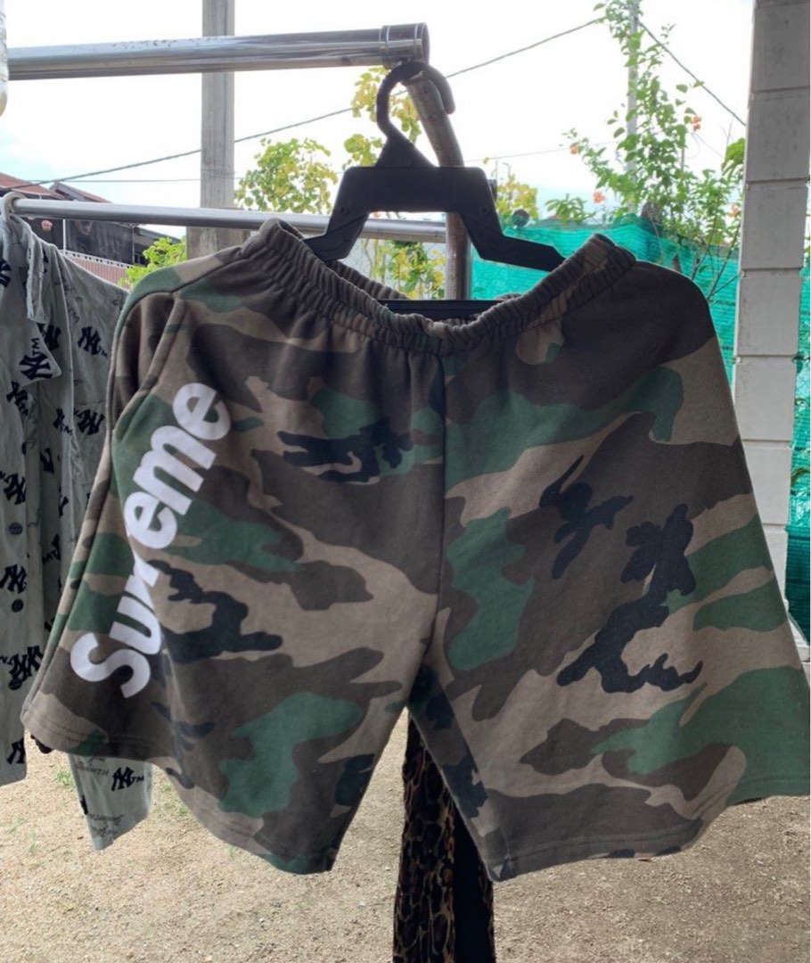 Shortpant superme Men s Fashion Activewear on Carousell