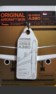 未使用 うつっ Aviationtag シンガポール航空 9V-SKB