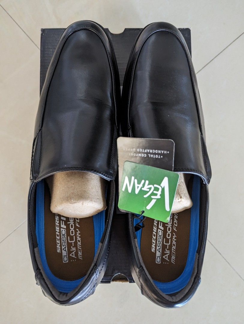 Sketchers Memory Foam Black Formal Shoes, Men's Fashion, Footwear, Dress  Shoes on Carousell