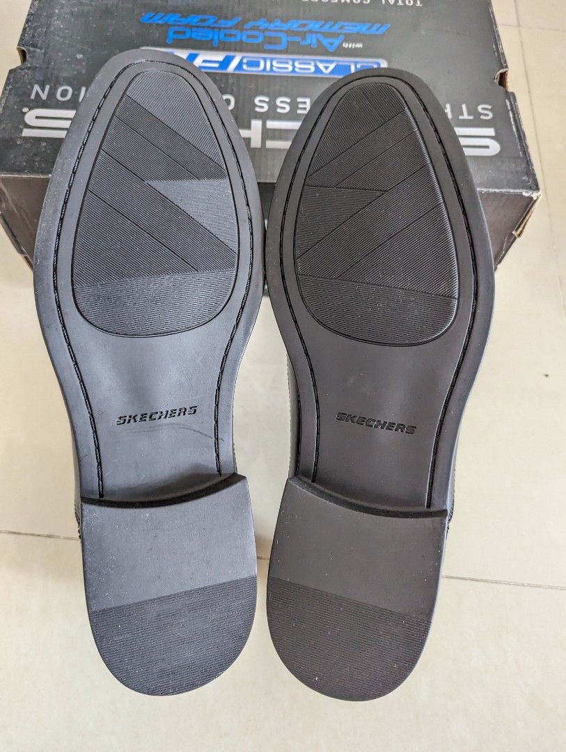 Sketchers Memory Foam Black Formal Shoes, Men's Fashion, Footwear, Dress  Shoes on Carousell
