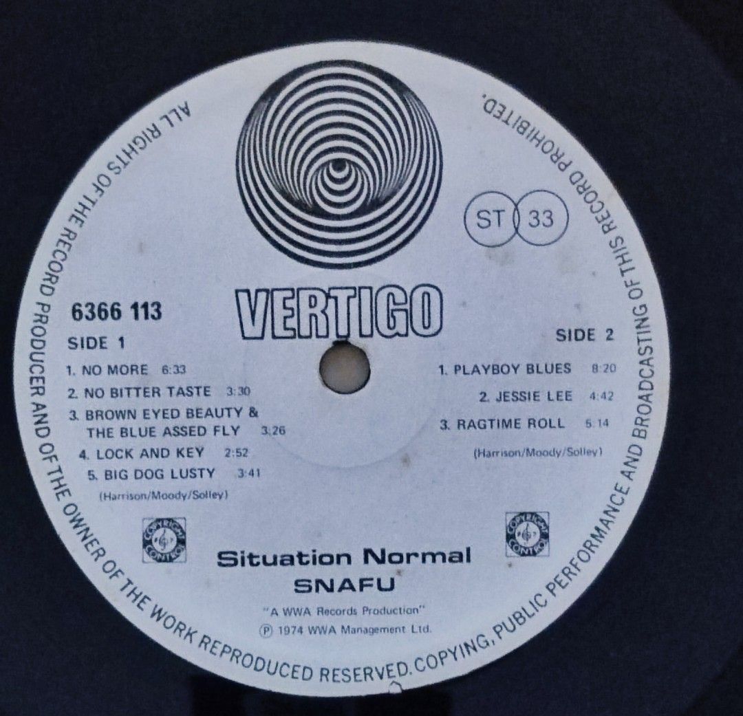 SNAFU - Situation Normal[LP], Hobbies & Toys, Music & Media, Vinyls on ...