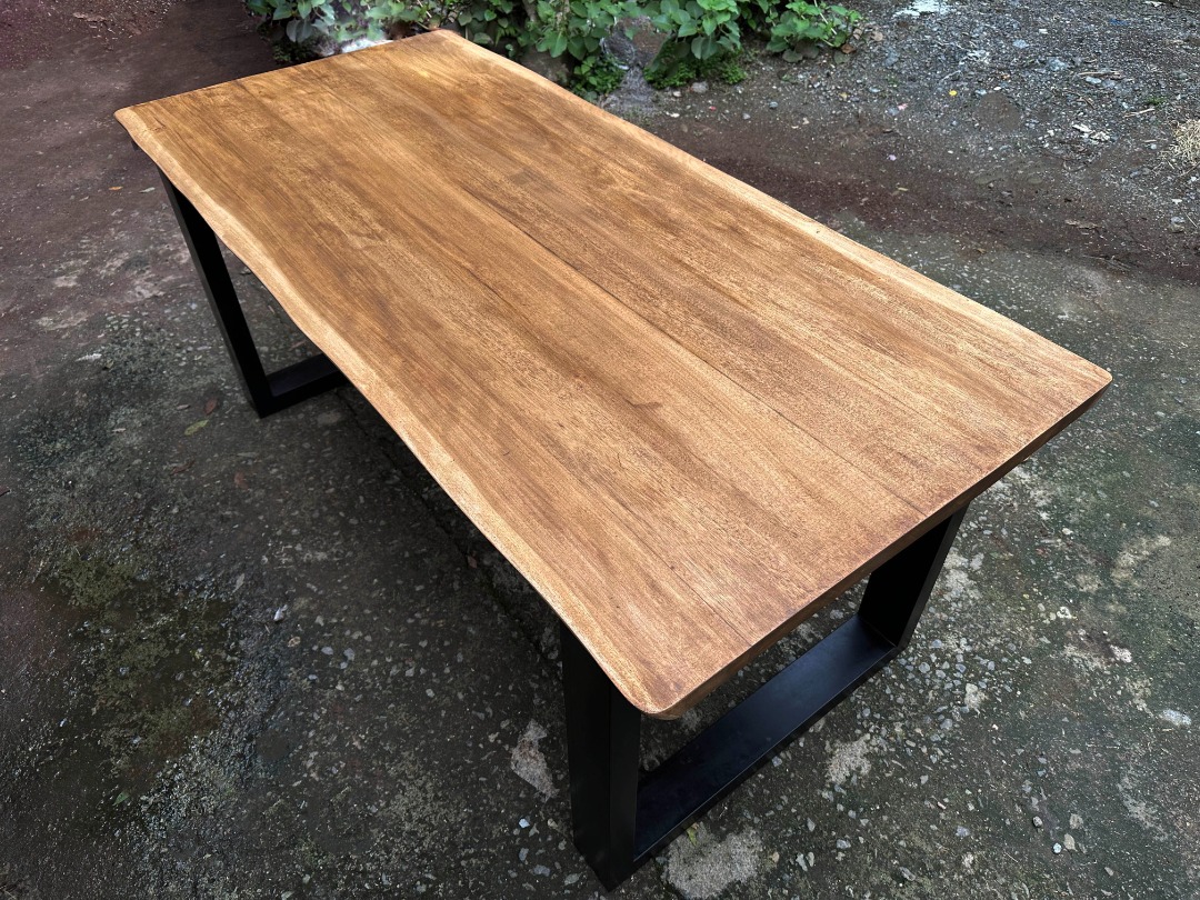 Solid Wood Dining Table on Carousell