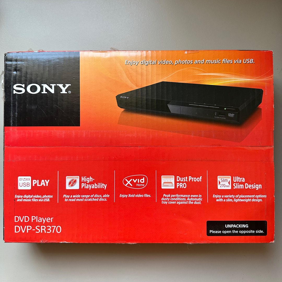 Sony DVD Player SR370/DVPSR370/CD Player on Carousell