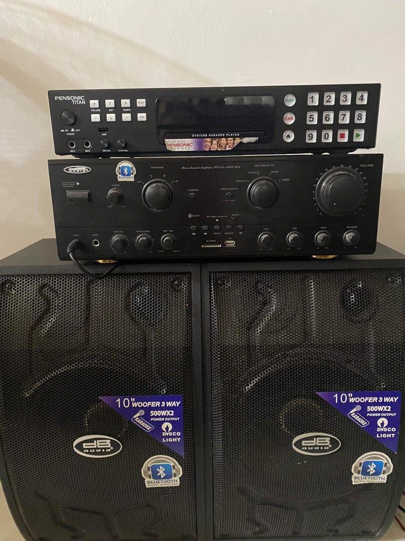 SPEAKER & AMPLIFIER DB AUDIO SET, Audio, Soundbars, Speakers ...