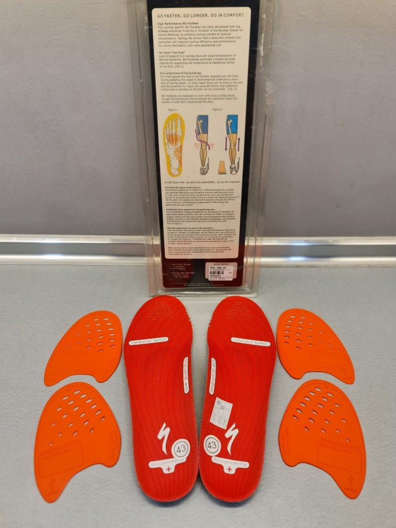 Specialized high sales performance footbeds