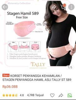 Stagen hamil  tally pink