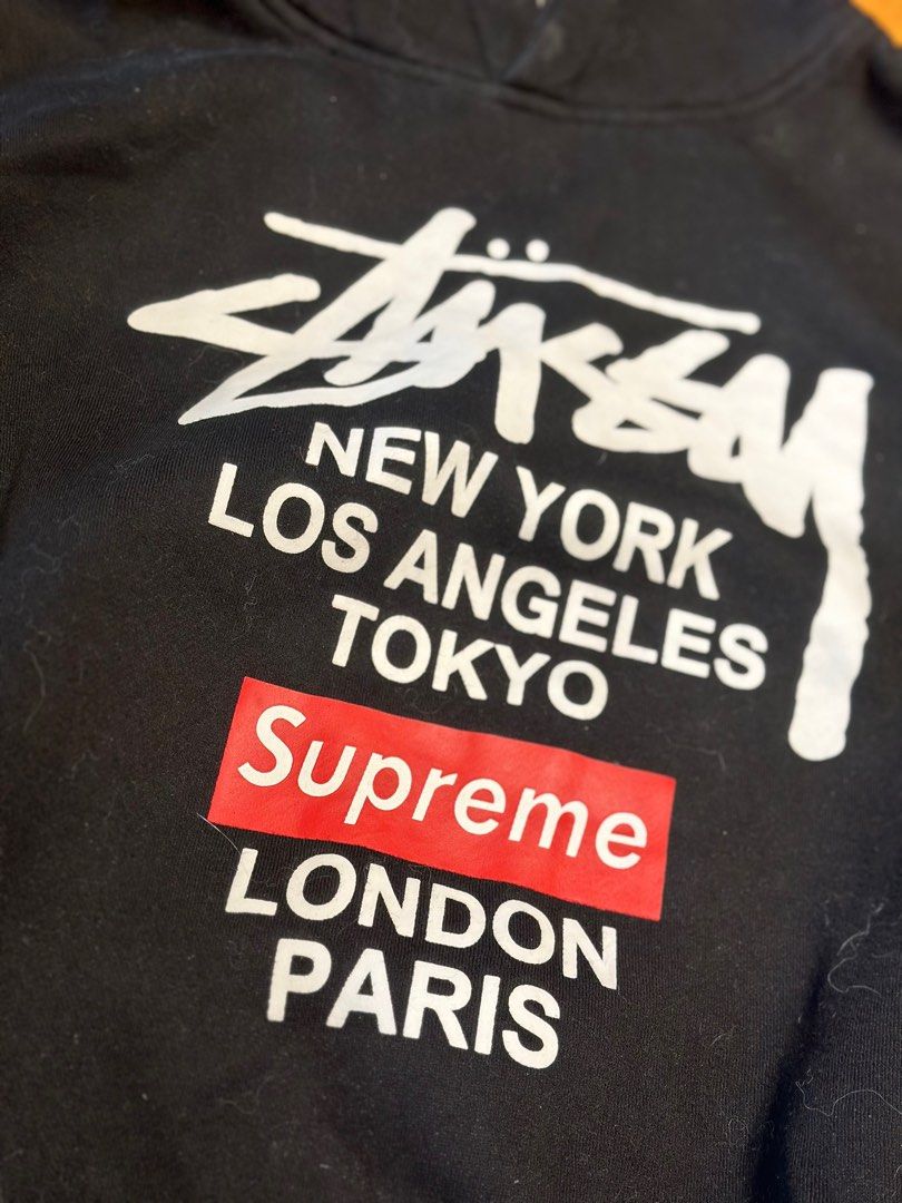 Stussy x Supreme Hoodies