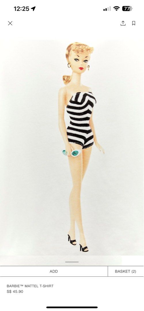 Super duper cute Zara Barbie Tee