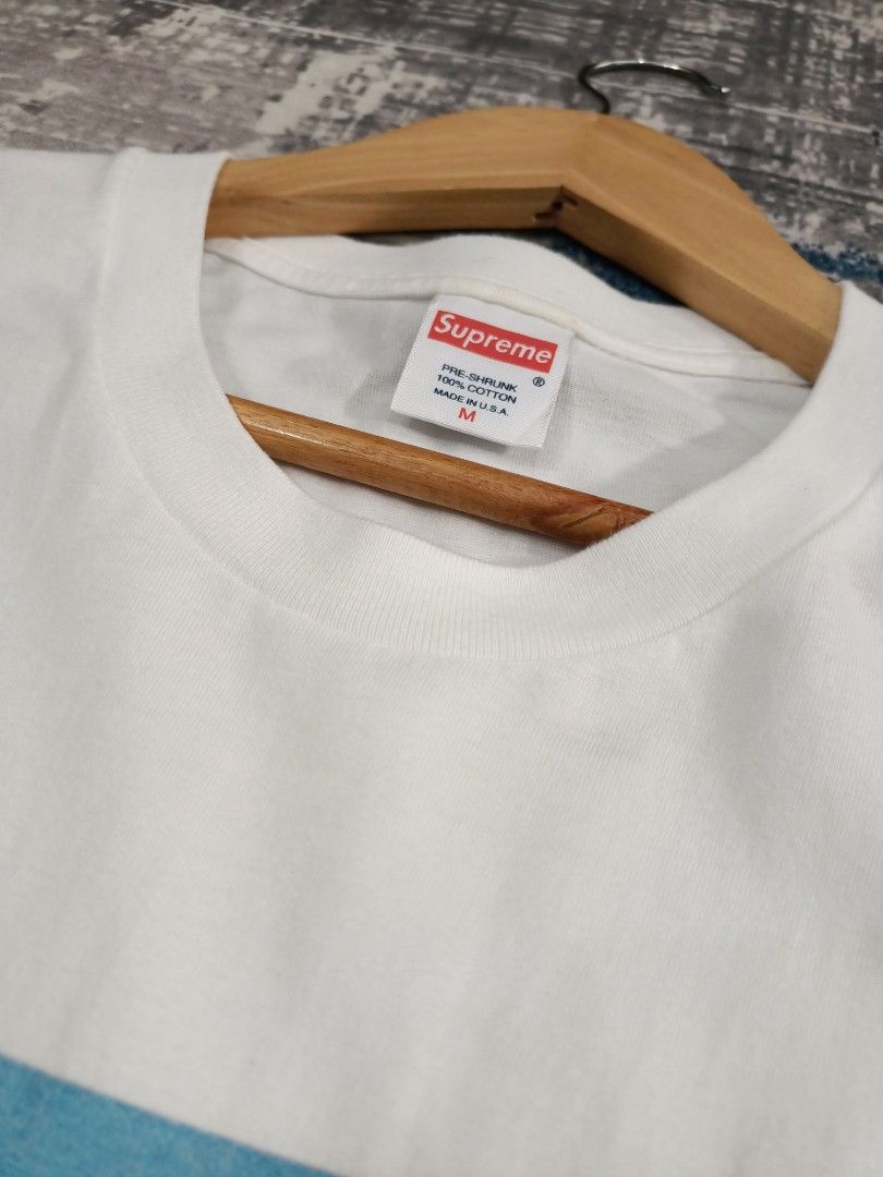 Supreme group hot sale tee white