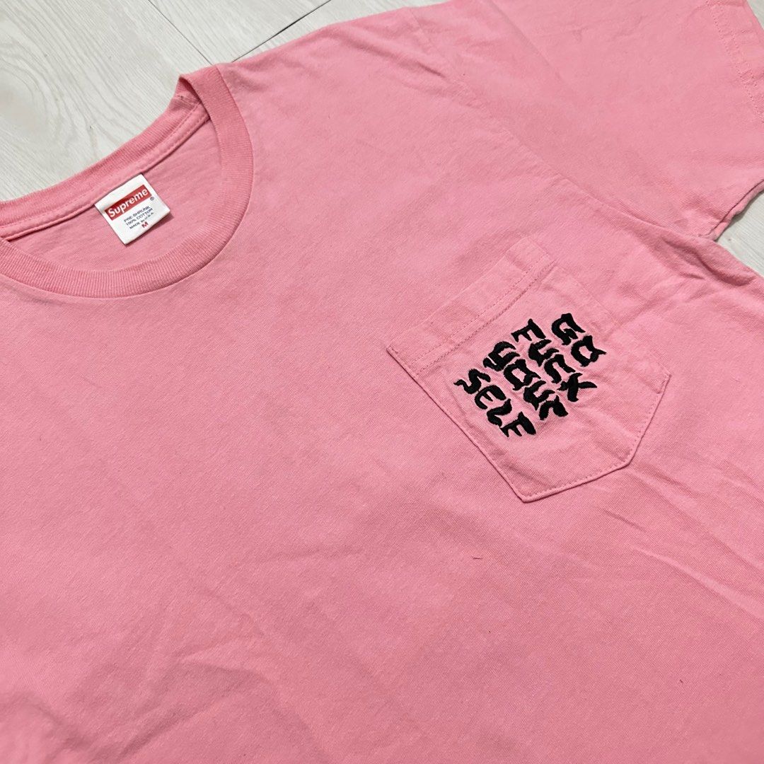 Supreme go f yourself shirt hot sale