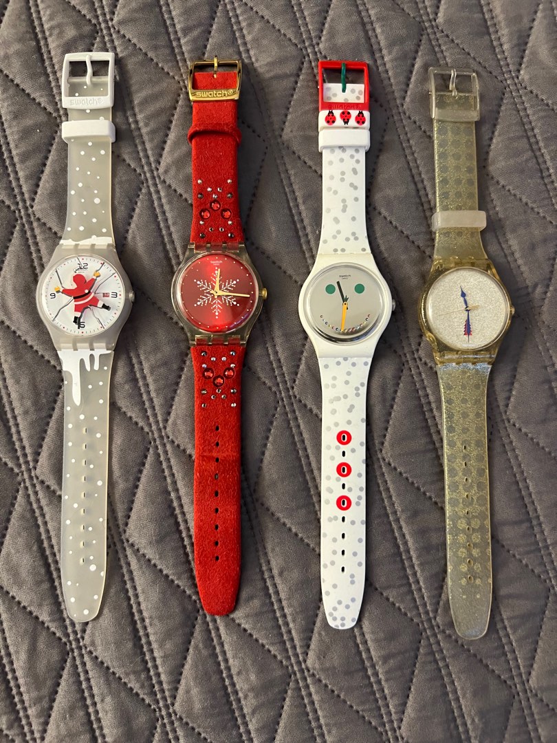 Swatch Christmas edition package price on Carousell