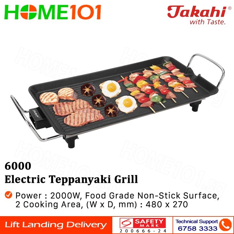 Electric teppanyaki shop grill for home