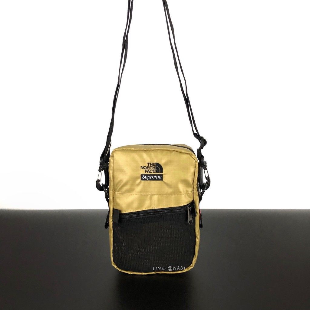 The North Face X Supreme Metallic Gold Pouch Men s Fashion Bags