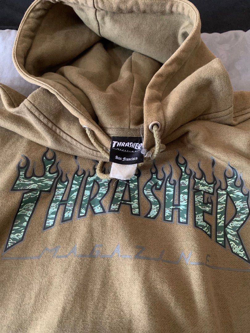 Thrasher tiger shop camo hoodie