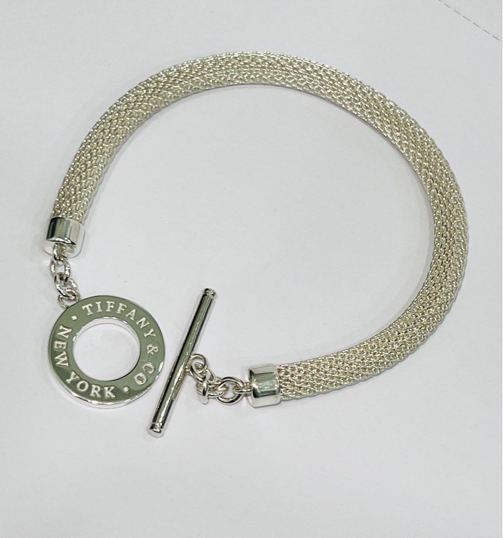Tiffany mesh new arrivals toggle bracelet