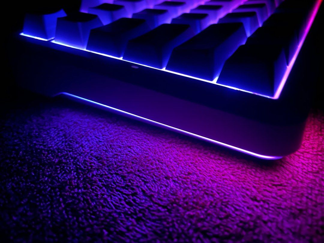 [Ceramic sound] Custom Gasket mount TKL 87 layout wireless RGB keyboard