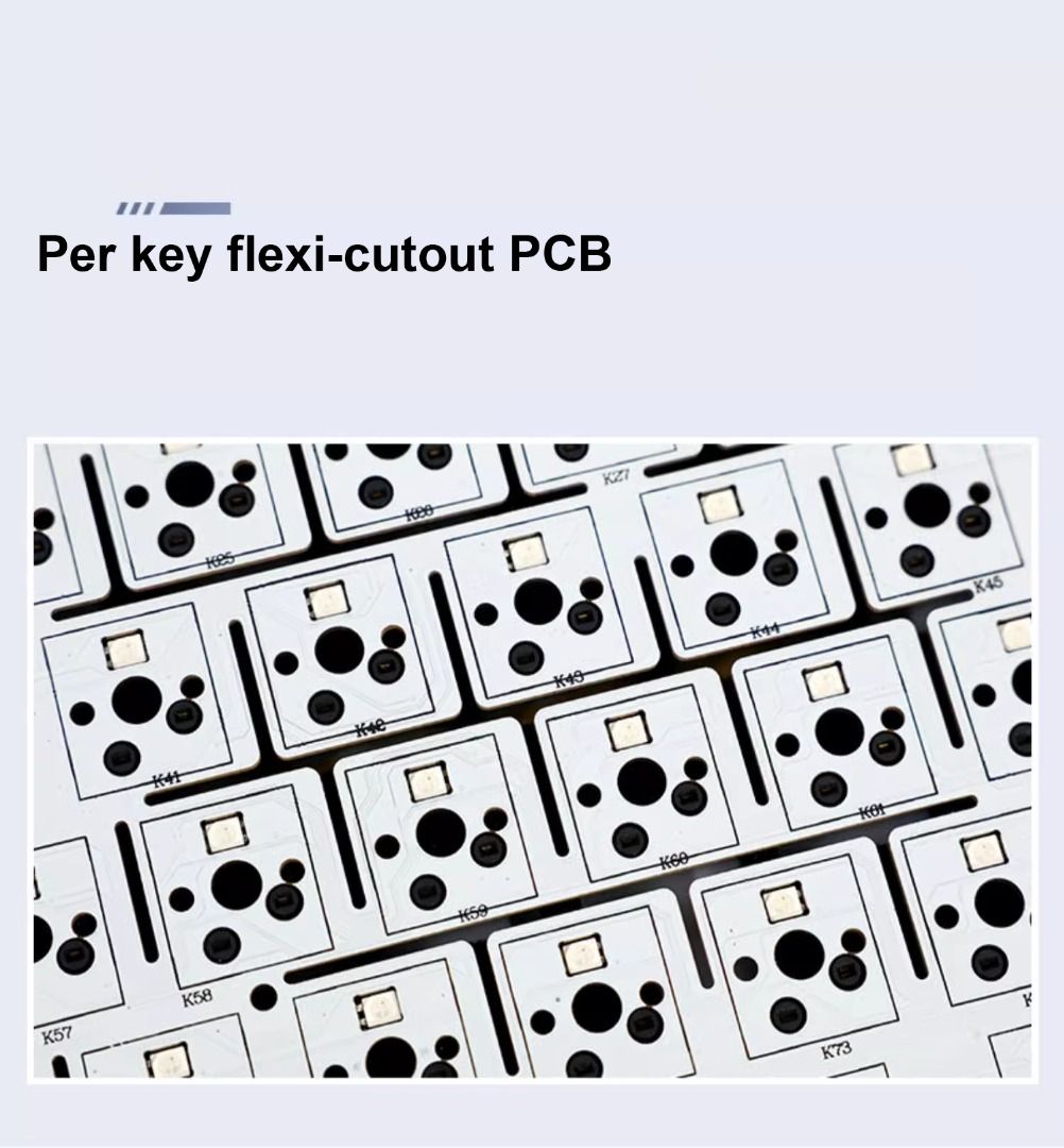 [Ceramiclike thoccs] Custom Gasket mount TKL 87 layout wireless RGB
