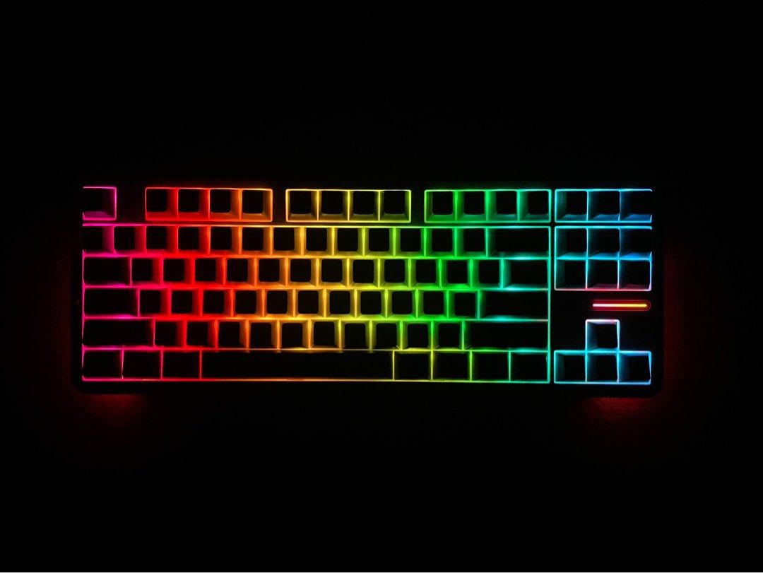 [Ceramic sound] Custom Gasket mount TKL 87 layout wireless RGB keyboard