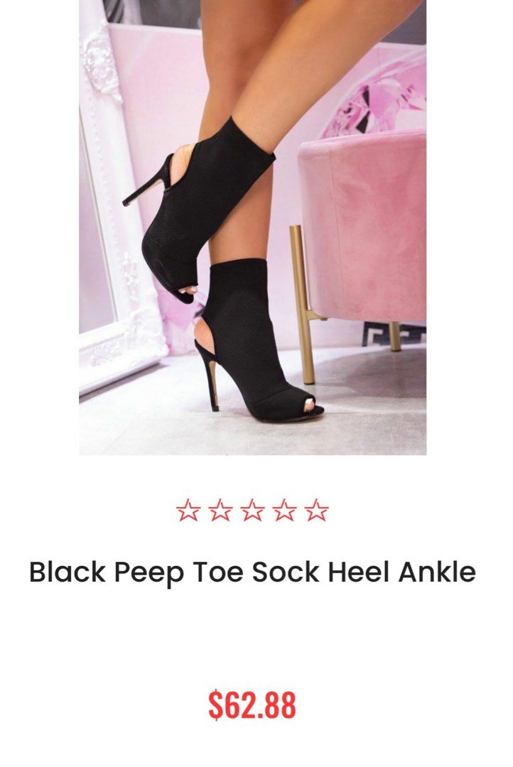 Topshop discount sock heels