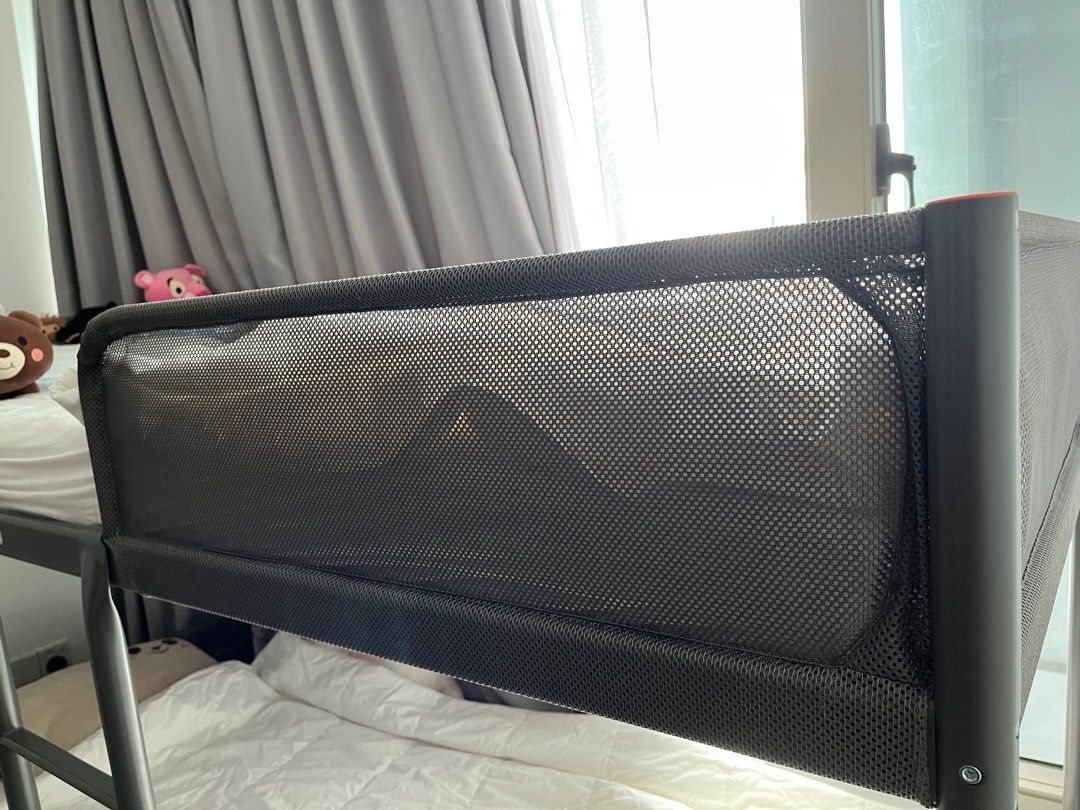 TUFFING Bunk bed frame, dark grey, 90x200 cm, Furniture & Home Living