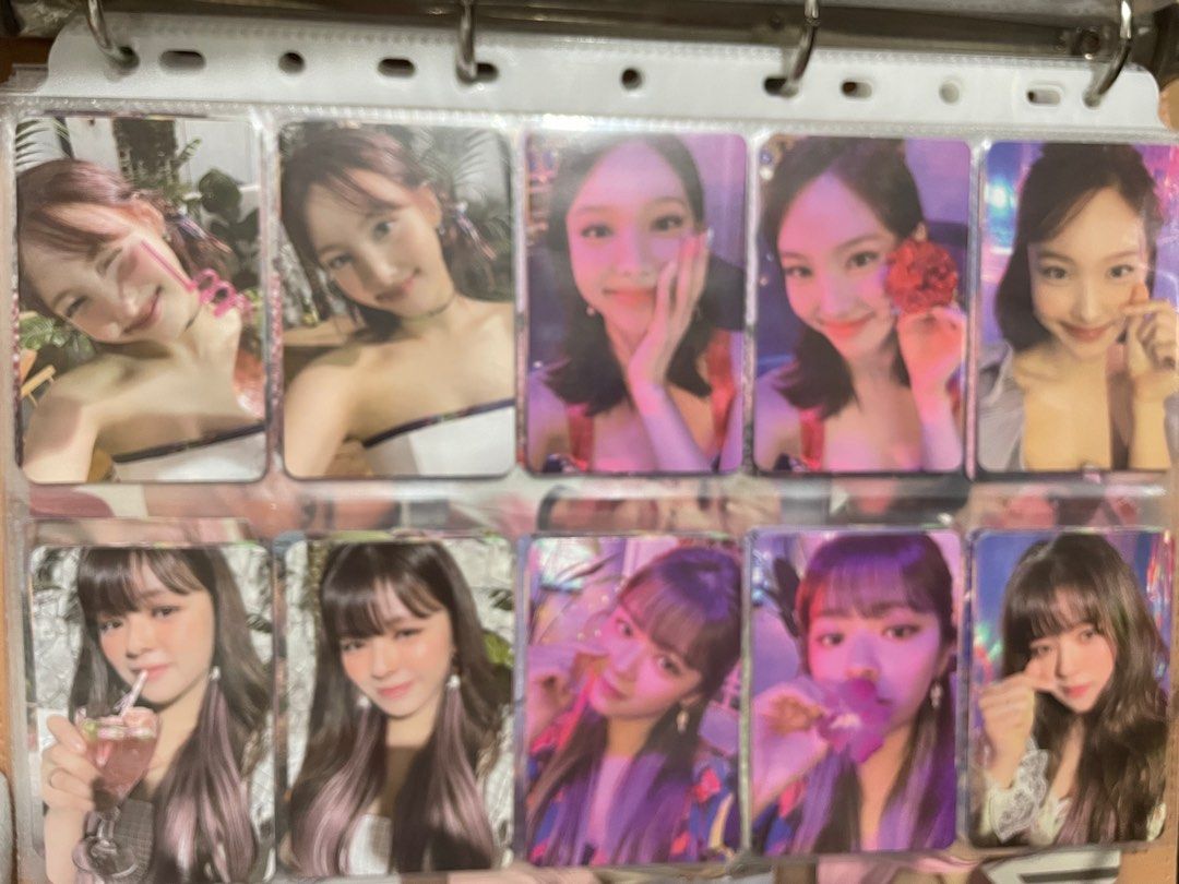TWICE Alcohol free taste of love photocard 專卡小卡娜璉定延momo
