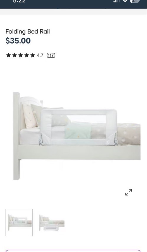 Kmart bed sale safety rail