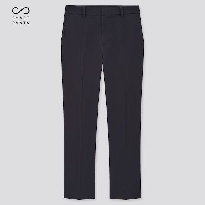 UNIQLO Ezy Smart Ankle Pant Darkblue, Women's Fashion, Bottoms, Other  Bottoms on Carousell