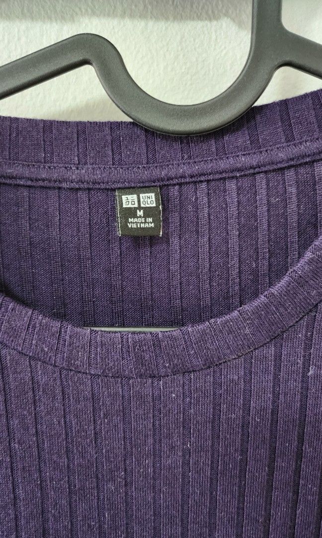 Uniqlo Midi Dress in Purple, Women's Fashion, Dresses & Sets, Dresses