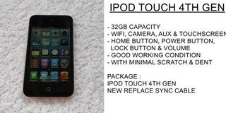 USED APPLE IPOD TOUCH 4TH GEN 32GB