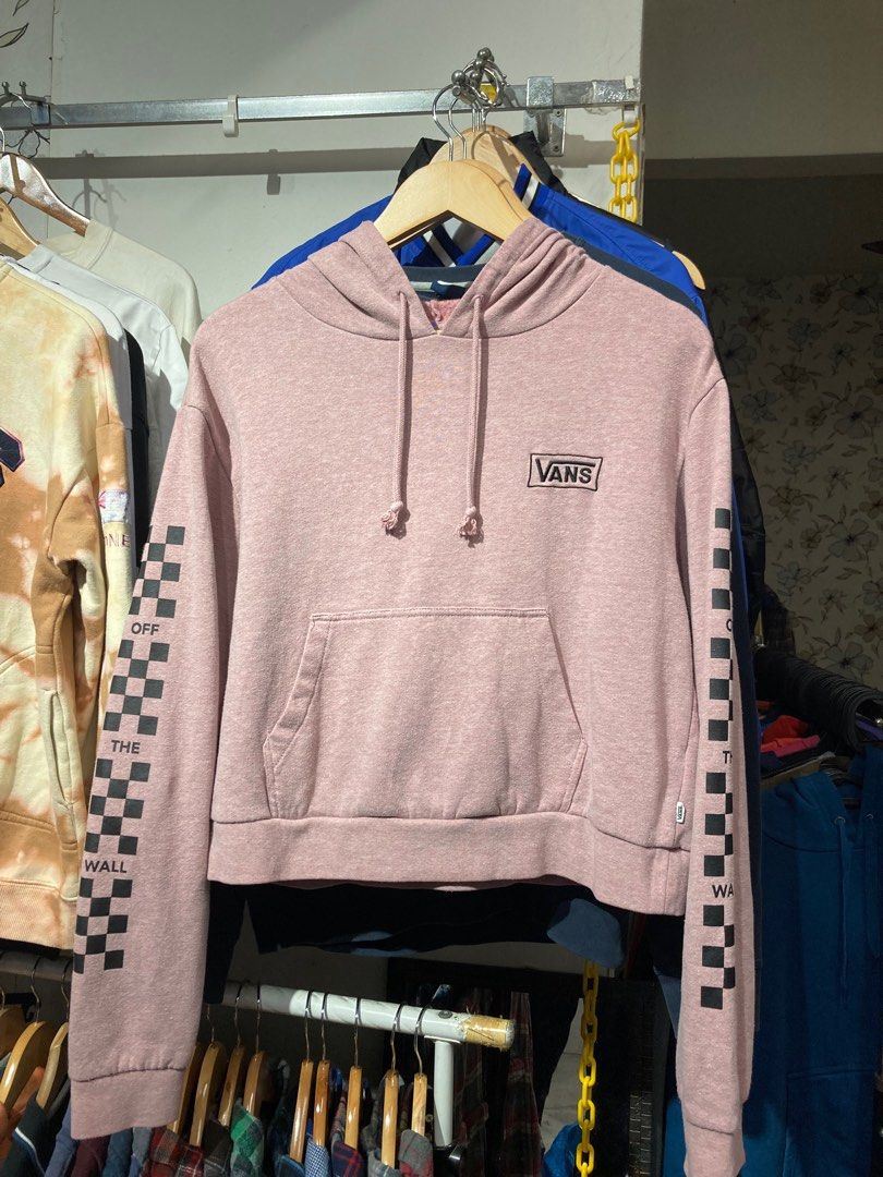 Crop top hoodie vans store