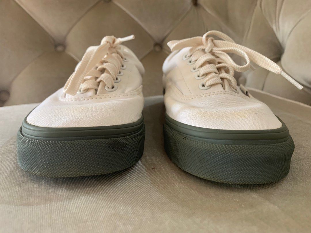 Vans era classic shop white ivy green