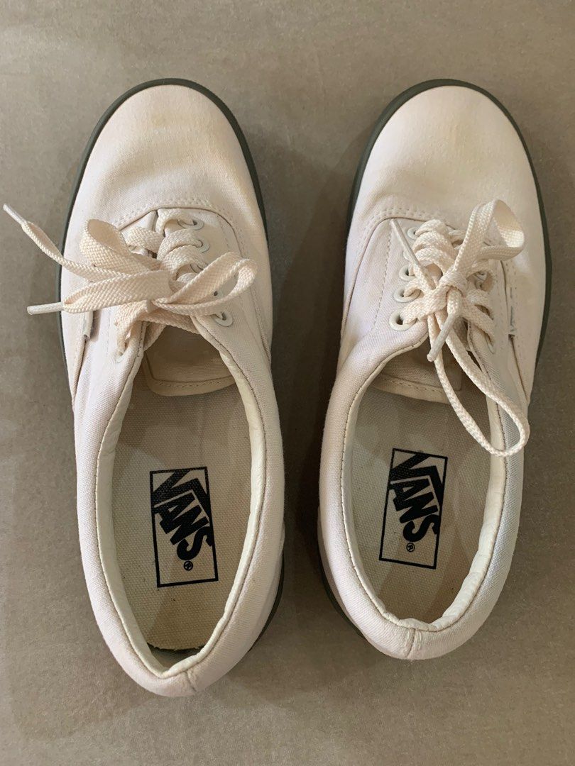 Vans era classic shop white ivy green