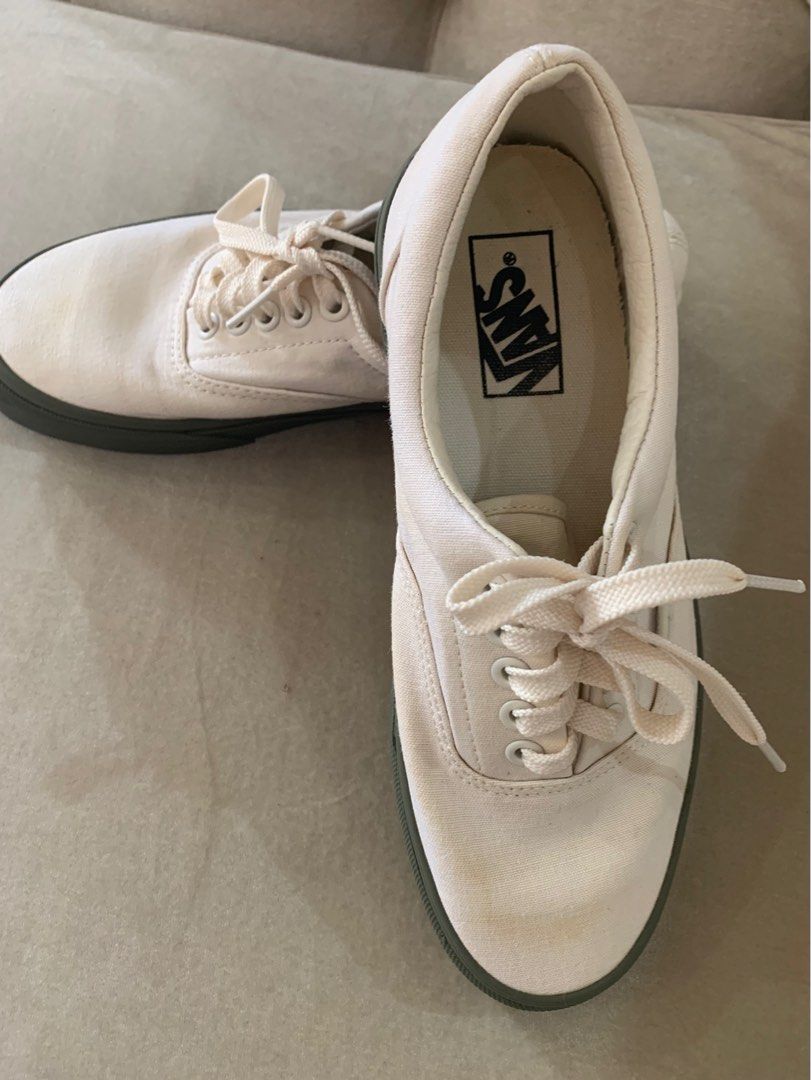 Vans era classic shop white ivy green