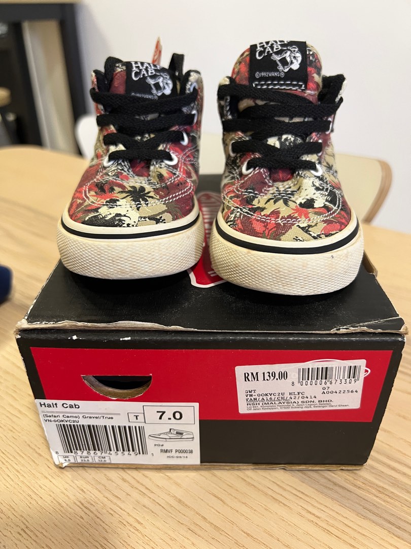 Colorful store camo vans