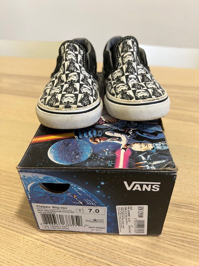 Vans star hot sale wars toddler shoes