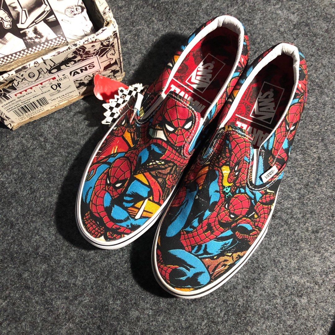 Sepatu vans marvel spider man top