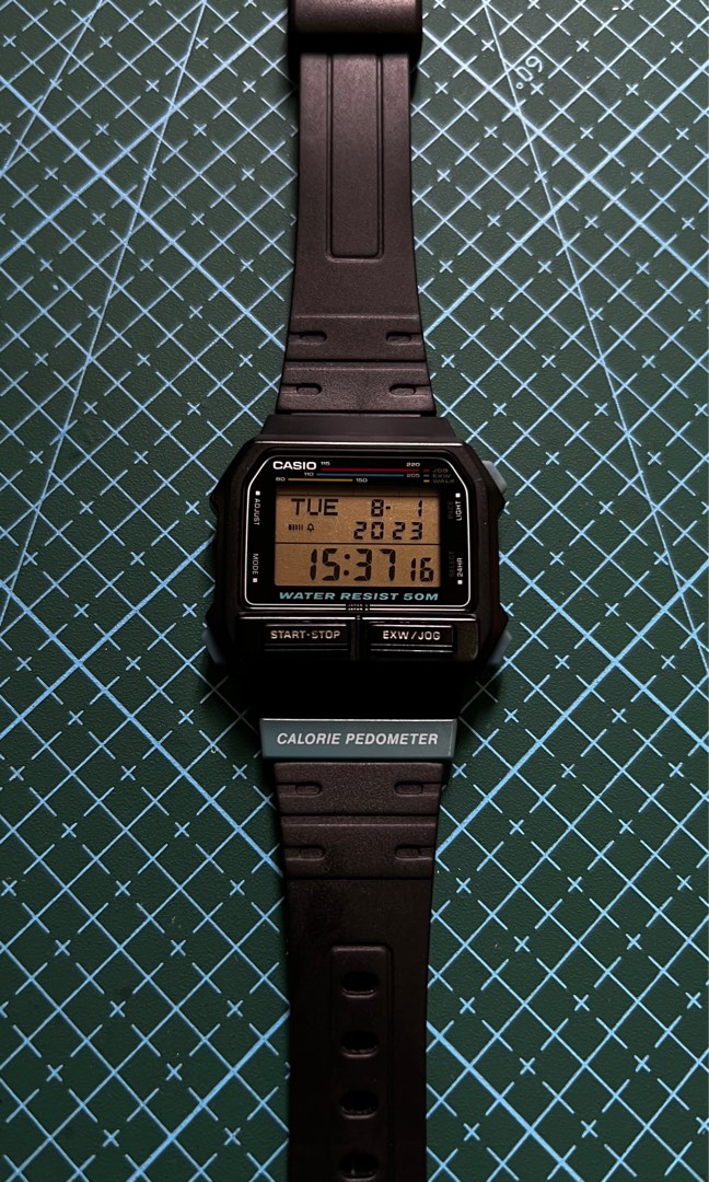 Casio watch 2024 with pedometer