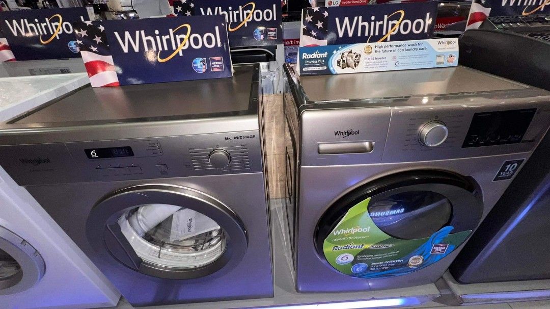 WHIRLPOOL FRONTLOAD TV Home Appliances Washing Machines and