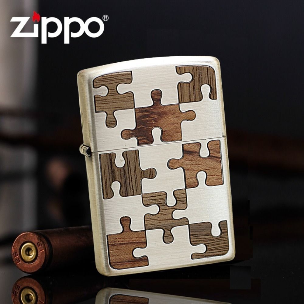 Wood Jigsaw Puzzle M033S Zippo Lighter