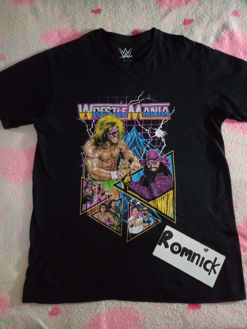 Wwe Wrestlemania, Men's Fashion, Tops & Sets, Tshirts & Polo Shirts On 