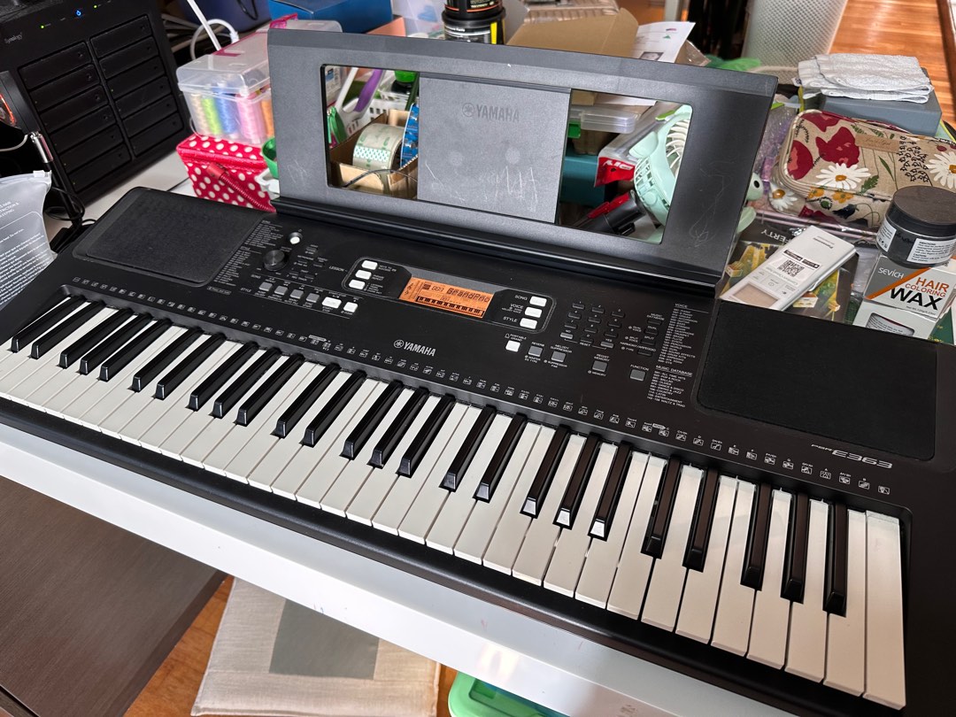 Yamaha keyboard PSRE363 Shah Alam, Hobbies & Toys, Music & Media