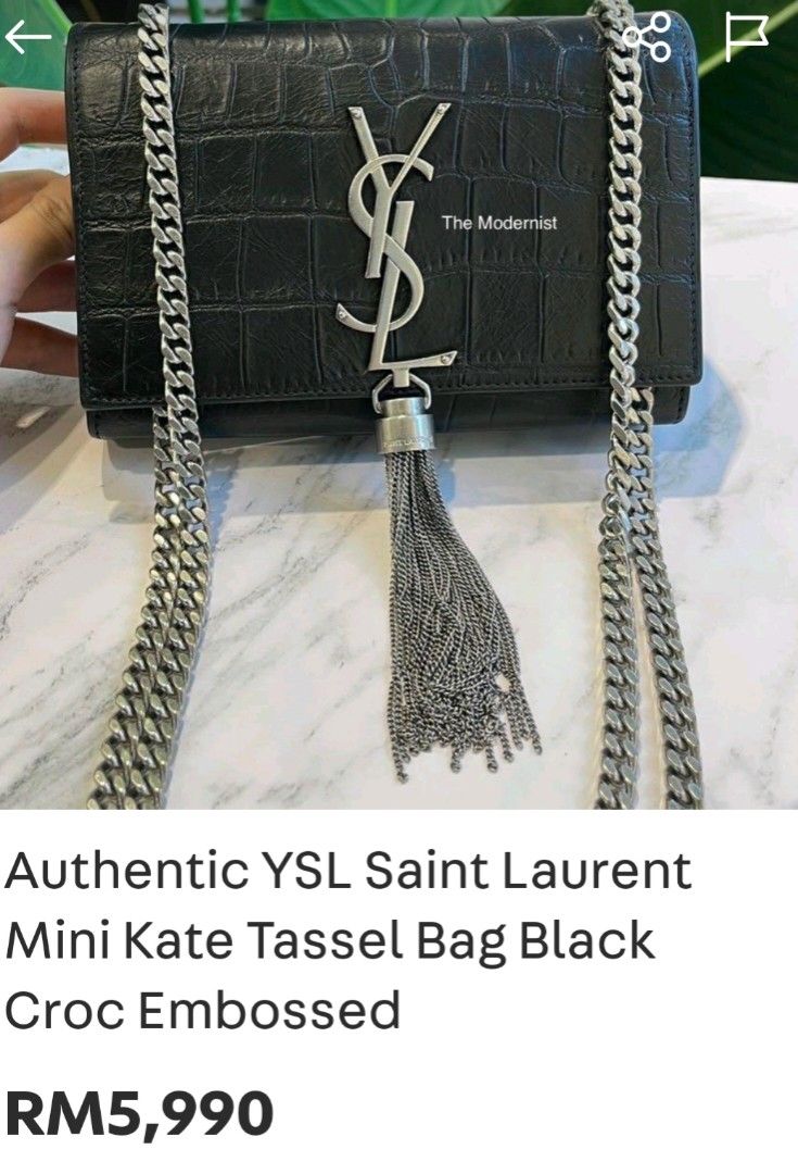 Ysl Kate Tassel, Luxury, Bags & Wallets On Carousell