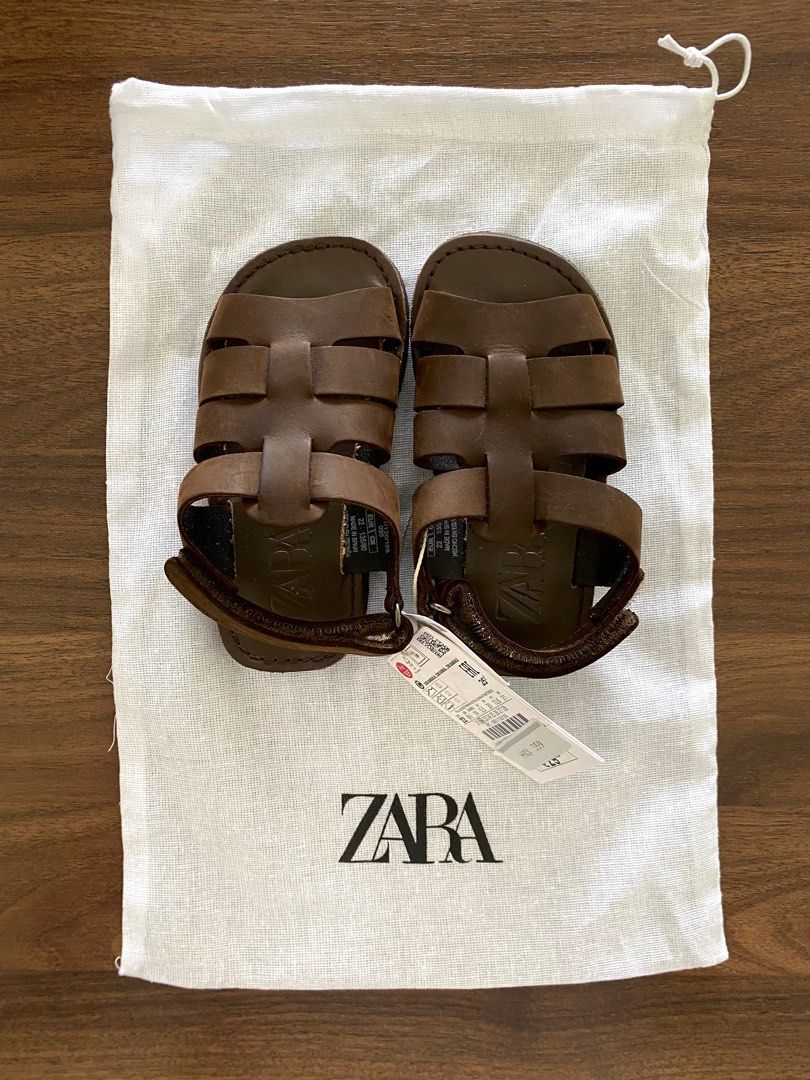 Zara Baby Kids Unisex Leather Sandals
