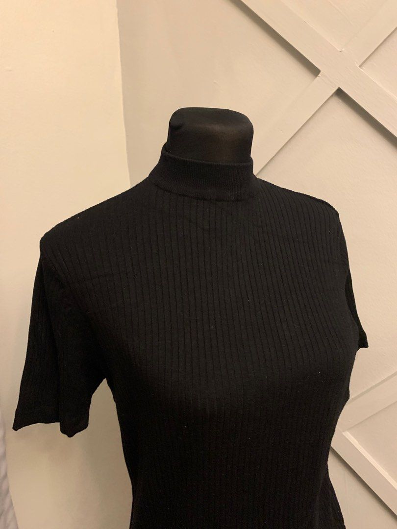 Short sleeve turtleneck mens store zara