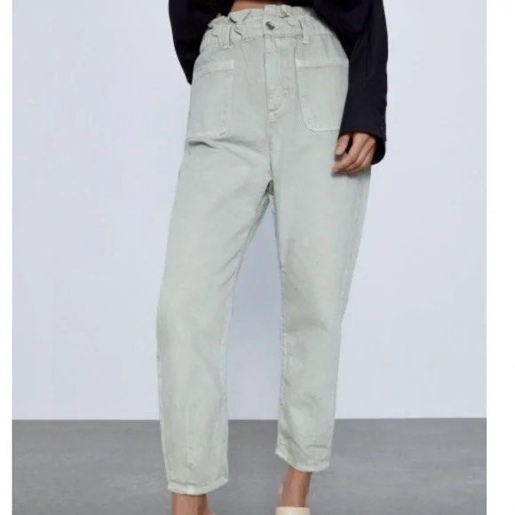 mom jeans baggy pants zara mom jeans 2 Colors Mom Jeans HighWaist BoyFriend  Jeans TikTok Outfit Danc | Shopee Philippines