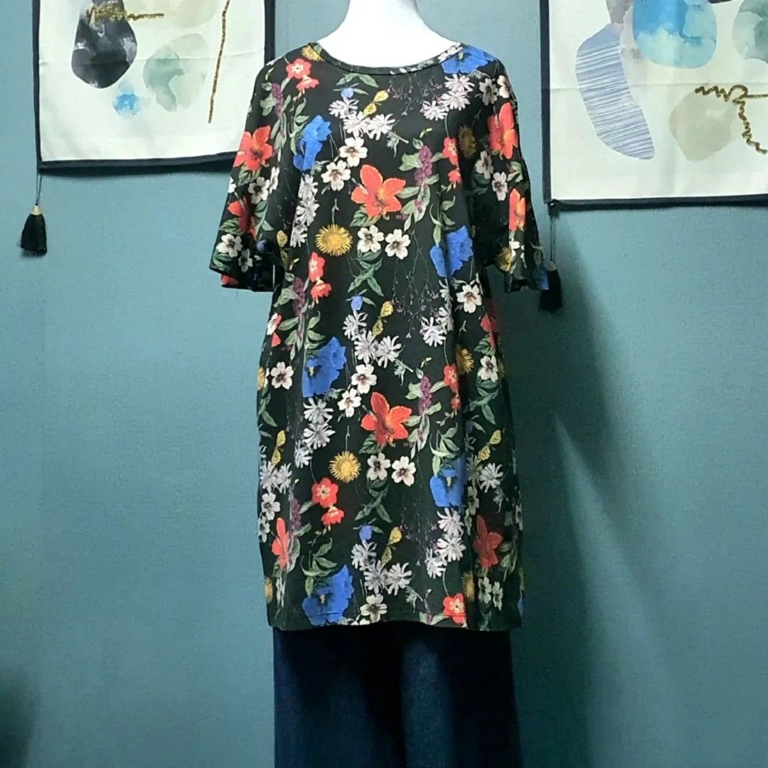Zara trafaluc deals floral dress