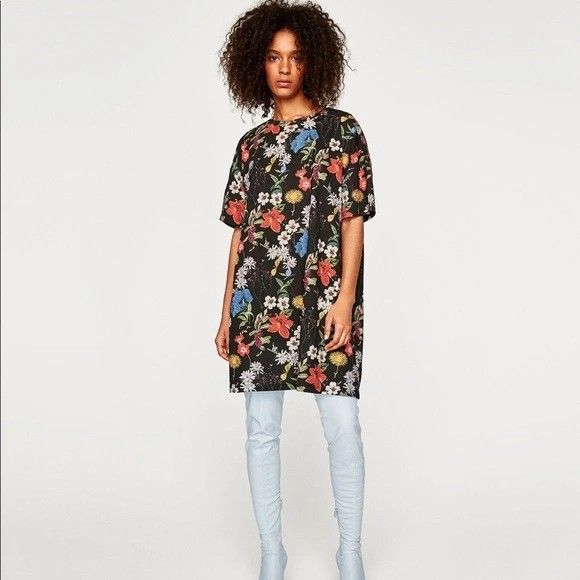 Zara trafaluc floral sales dress