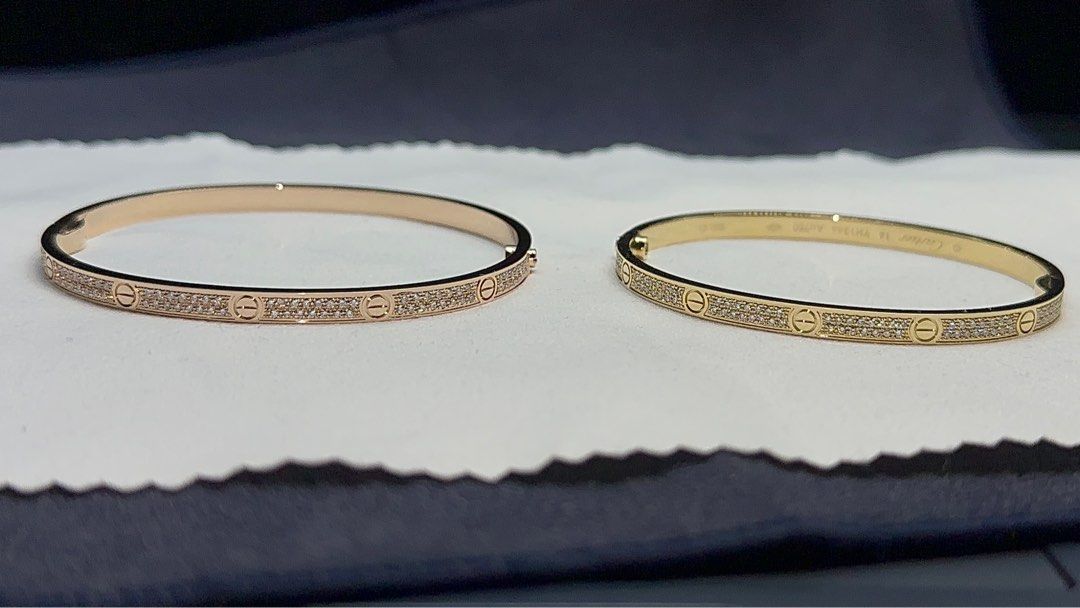 Full diamond cartier love bracelet sale