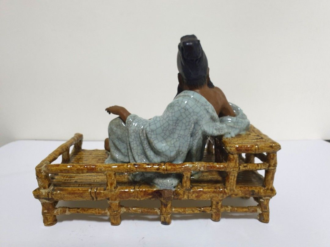28x23x26cm 石湾诗人苏东坡Vintage Shiwan crackle glazed porcelain statue sculpture  display China poet, Hobbies & Toys, Memorabilia & Collectibles, Vintage  Collectibles on Carousell
